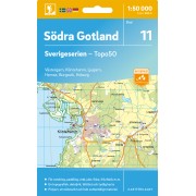 11 Södra Gotland Sverigeserien 1:50 000